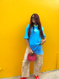 Teal Oversized T-Shirt